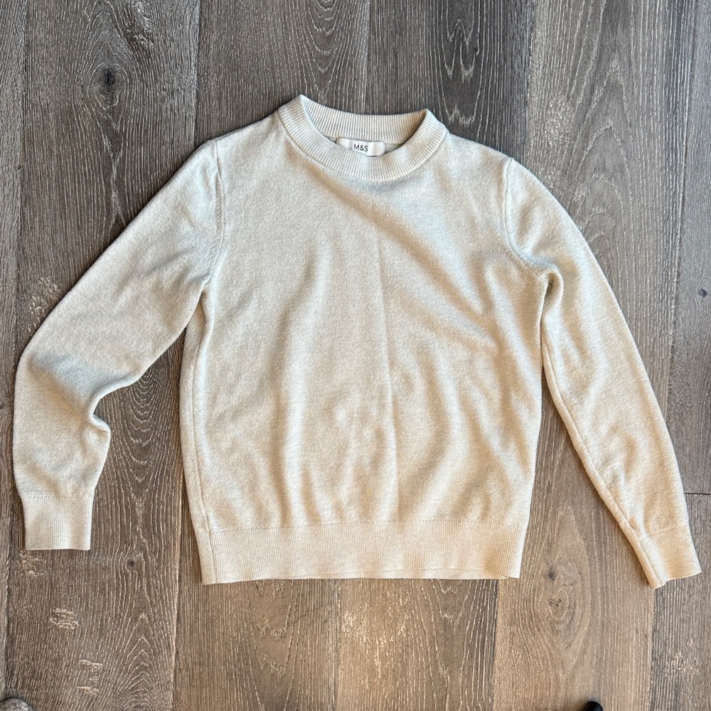 M & S UK brand Cream Women's Sweater AS0158